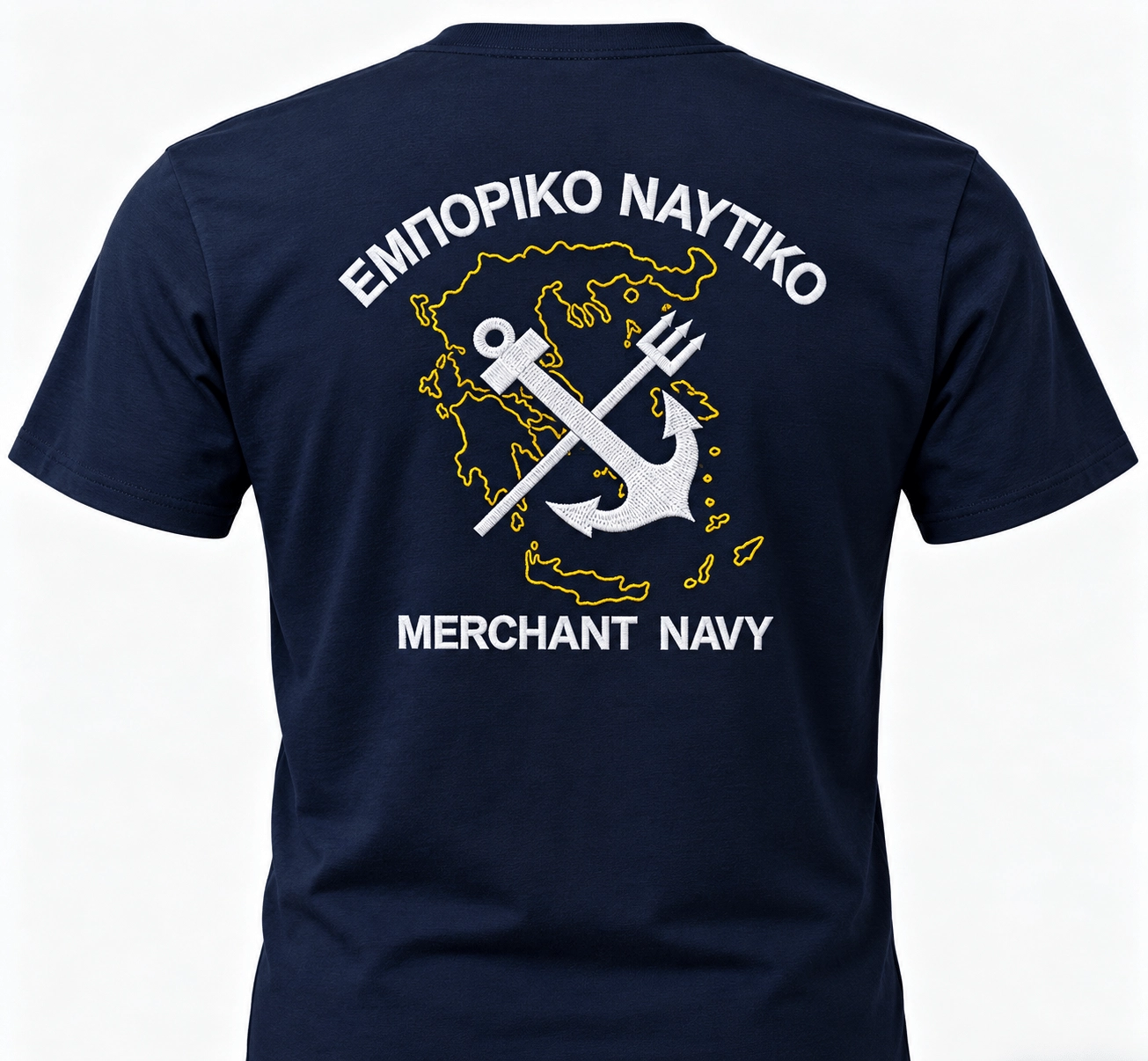 T-Shirt Εμπορικού Ναυτικού με σχέδιο Τρίαινα